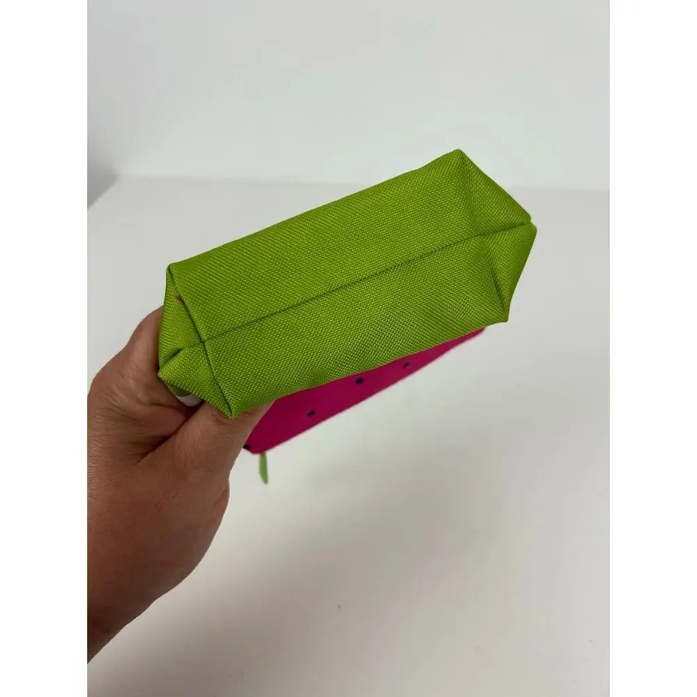 NWOT Thirty-One 31 Watermelon Cool Zip Snacker Insulated Food Safe Zipper Pouch